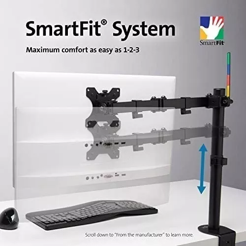 Brazo de montaje para monitores y notebooks SmartFit®