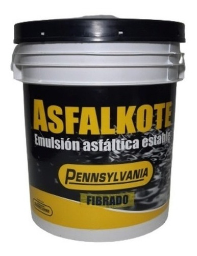 Asfalkote 4kg Fibrado  Pennsylvania Emulsión Asfáltica