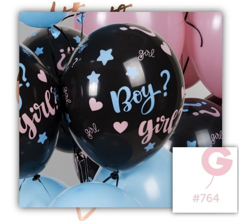 Globo Baby Shower, Ist A Boy/girl Apto Helio O Aire