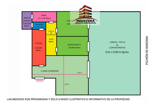 Venta Con Renta Departamento 3 Ambientes 178 M2 Con Patio Y Jardin (tipo Casa) - Caseros