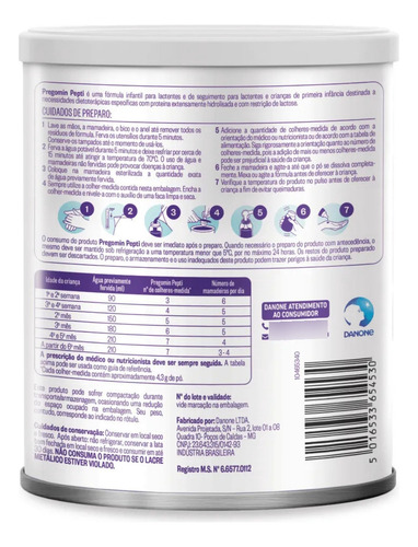 Kit Com 10 Pregomin Pepti 400g - Danone