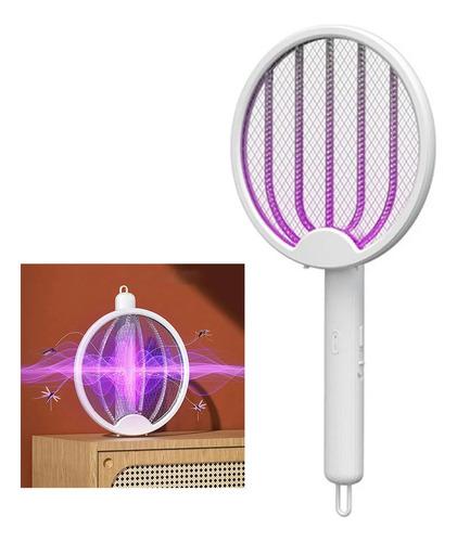 Raquete Elétrica Luz Uv Anti Inseto Mata Mosquito Pernilongo