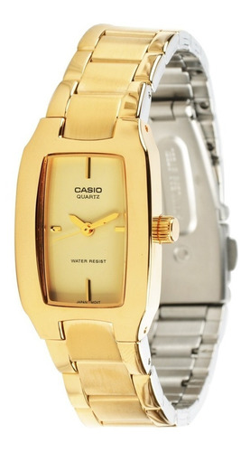 Reloj Casio Mujer Ltp-1165n Dorado Acero 100% Original!