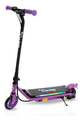 Eco-forte Scooter Patín Eléctrico Sg10 Luces Led Color Morado