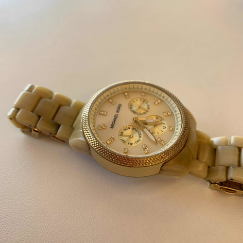 Relógio Michael Kors Tartaruga Bege