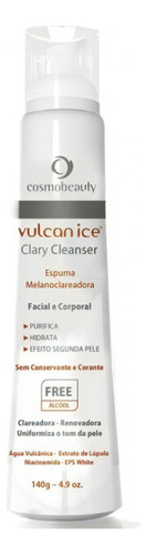 Cosmobeauty Sabonete Facial Vulcan Ice Clary Cleanser 140g