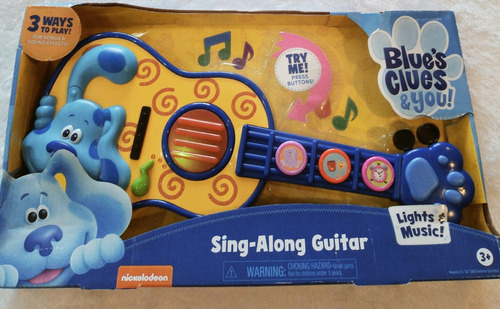 Imagen 1 de 1 de Juguete Guitarra De Las Pistas De Blue's