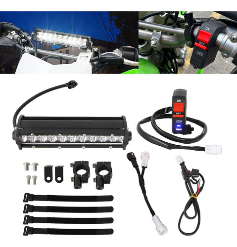 Motoparty Kit De Barra De Luz Led Para Crf110 Klx110 Ttr110