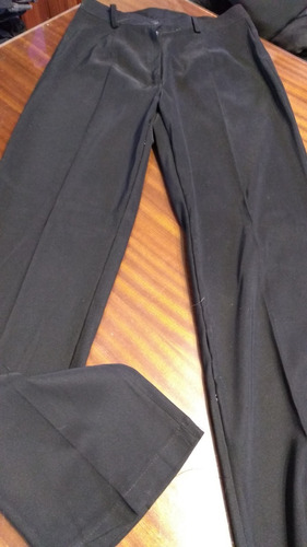 Pantalon Negro Crep Forrado T 26/8