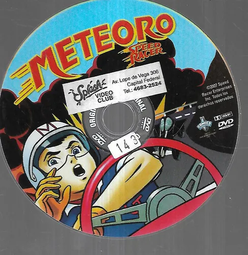 Meteoro Speed Racer Dibujos Animados Dvd C/detalle (Usado)