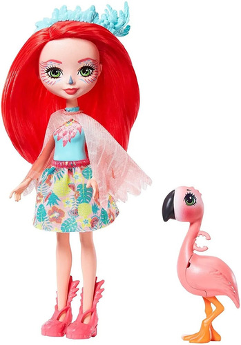 Muñeca Enchantimals Fanci Flamingo Y Swash