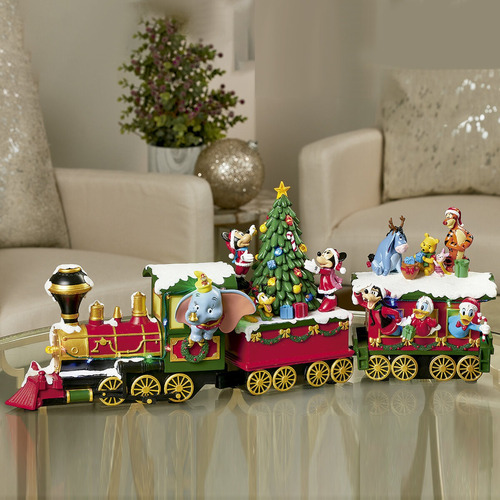 Tren Navideño Disney Mickey Mouse Luces Y Sonido