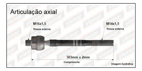 Puntero Cremallera Mitsubishi Space Wagon 308mm