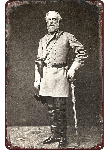 Letreros De Metal Vintage General Robert E Lee Poster Americ