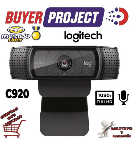 Webcam Camara Web Full Hd Logitech C920 Pro Con Microfono