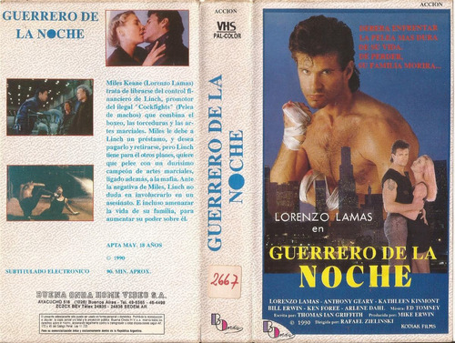 Guerrero De La Noche Vhs Lorenzo Lamas 1991