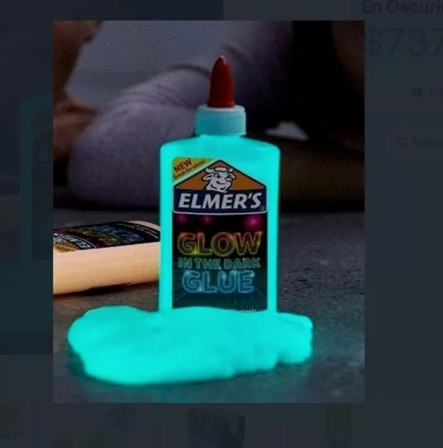 Pegamento Elmers Azul Slime In The Dark (Usado)