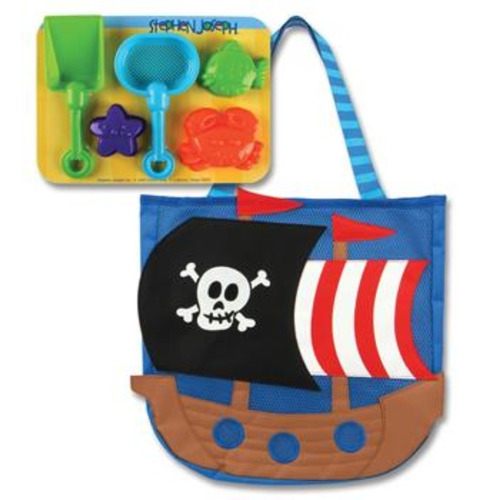 Bolso Playero C/juguetes  Y Red - Pirata