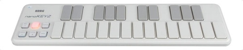 Controlador Korg Nano Key 2 Mini Usb 25 Pads Blanco