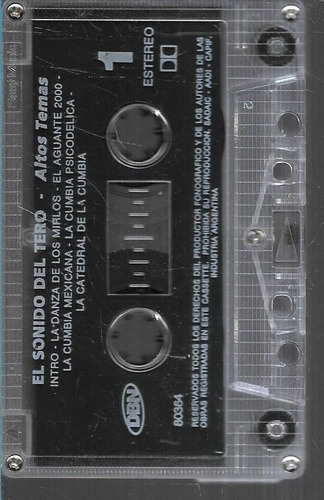 El Sonido Del Tero Album Altos Temas Dbn Cassette S/portada