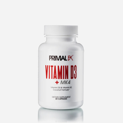 Vitamina D3 + Mk4 Primal Fx 60 Caps Suple.uy