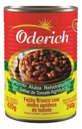 Feijão Branco Ao Molho Agridoce De Tomate Baked Beans 420g