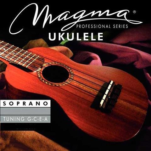 Encordado Ukelele Magma Soprano Nylon Black