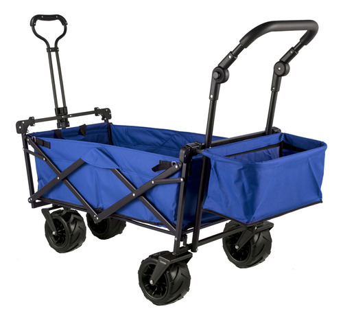 Vevor Carrito Vagón Plegable Multiusos Cámping Con Toldo Color Azul