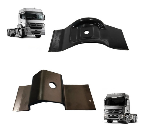 Kit 2 Suporte Externo + Interno Do Paralama Mb Axor Actros