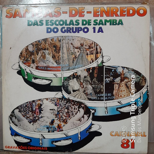 Vinilo Sambas De Enredo Do Grupo 1a Carnaval 81 Br1