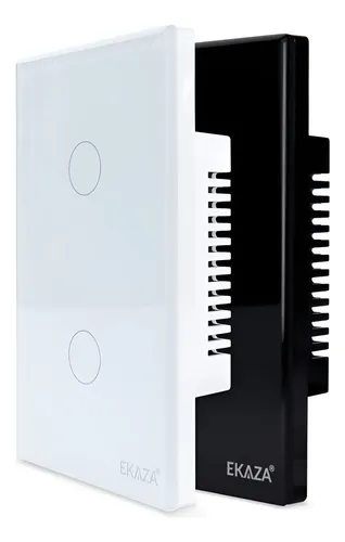 Interruptor inteligente WiFi Ekaza 2 teclas touch compatible Alex...