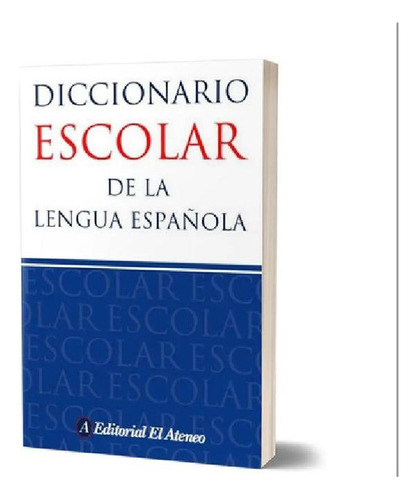 Libro - Diccionario Escolar De La Lengua Española De Bolsil