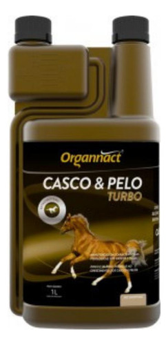 Suplemento Para Equinos Organnact Casco & Pelo Turbo 1 Lt