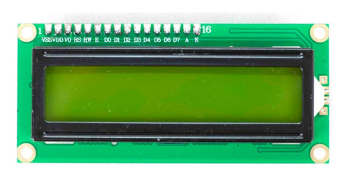 Pantalla Lcd 16×2 Verde Con Backlight Y Interfaz I2c Serial