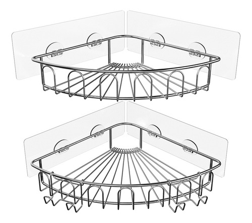 Estante Organizador De Ducha Para Baño Metal Sólido,2 Piezas