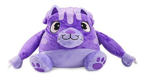 Lanche Pets Bolsa Termica De Pelucia Gatinho Roxo Dtc