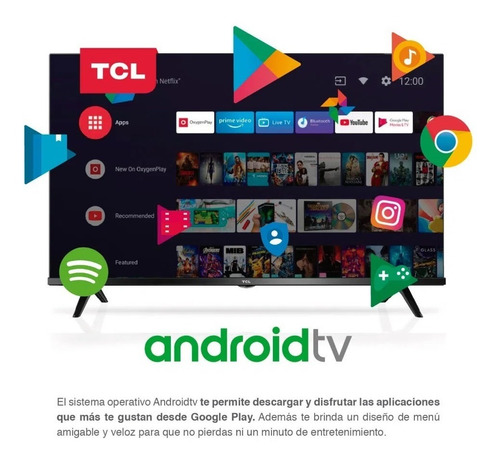 Imagen 6 de 9 de Tv Smart 40 Pulgadas Full Hd - Tcl- 40s65a