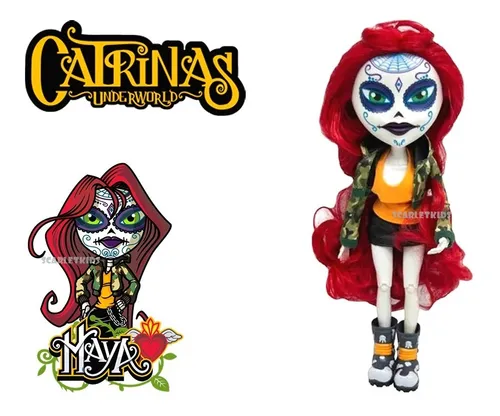 Catrinas Maya Mu eca Original Underworld Scarlet Kids