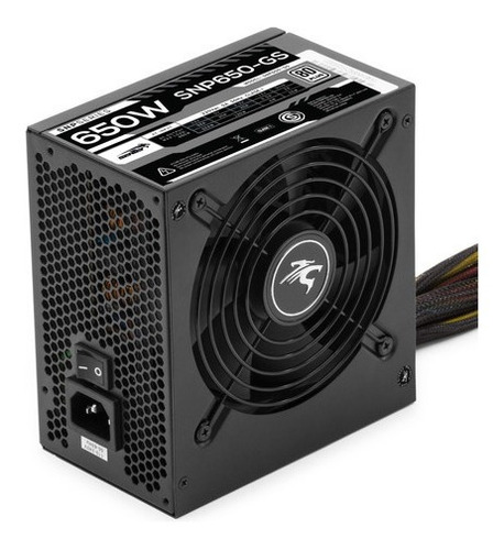 Fuente De Alimentación Para Pc Sentey Snp650-gs 650w Certificación 80 Plus White Negra