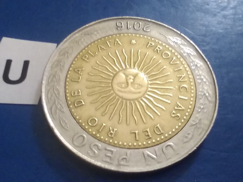 Antigua Moneda De 1 Un Peso Argentina 2016 Argentina Monedas (Usado)