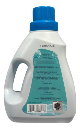Detergente Líquido Lavandería Telas Perceptions Frescura 1 L