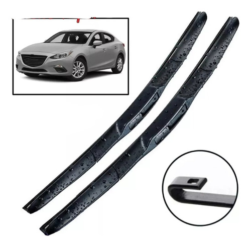 Kit 3 Plumillas Mazda 3 Año 2013 Al 2018, 24+18+12 Pulgadas 