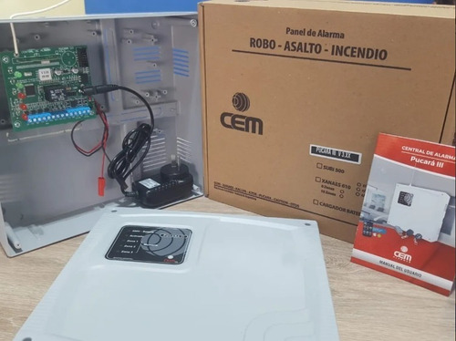 Kit Alarma Domiciliaria Cem Con Comunicador Telefonico