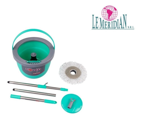 Novica Balde Centrífugo Slim Con Mopa Y Cabo.