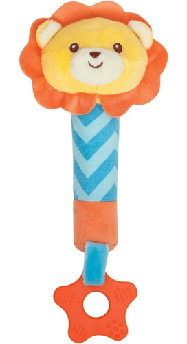 Imagem 1 de 2 de Buzininha Com Mordedor Animal Fun Leão (3m+) - Buba