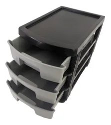 Comprar Organizador Caixa Gaveteiro 7030 Multiuso 3 Gavetas Plástico no Mercado Livre