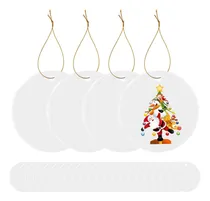 Comprar Adornos De Cerámica De Sublimación Qwork Ronda De 2.75 Pulga