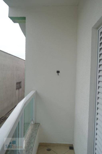 Cobertura Com 2 Dormitórios À Venda, 140 M² Por R$ 562.000,00 - Vila Pires - Santo André/sp - Co0162