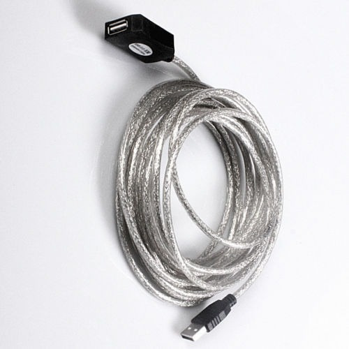 1pc 5m 16 Pies Activo Usb 2.0 Macho A Hembra Repetidor Exten