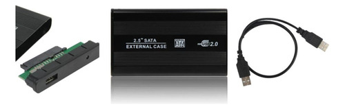 Case Enclusure 2.5'' Hdd, Usb 2.0/ Usb 3.0 Metalico, Nuevo